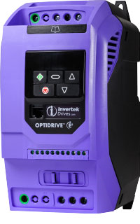 Variable frequency drive, Optidrive E3, 4 KW, 3 PH in, 3 PH out, 9.5A, 380-480V, Internal EMC Filter, IP20, Invertek Drives, ODE-3-240095-3F42 main