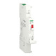 Auxiliary contact, Acti9 A9A, iOF+SD, 1 NO + 1 NC, 2mA to 100mA, 24VDC, Ti24 connector on top (sold separately) main