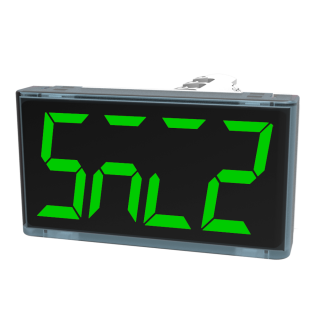 Display RS485, Modbus protocol, Panel mountable, GREEN LED, Standard size - 22,5mm main