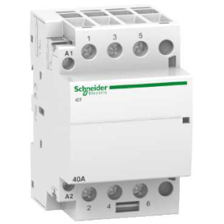 iCT40A 3NO 220/240Vac50HZ kontaktors Acti9 main