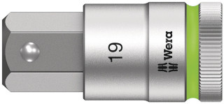 8740 C HF Zyklop bit socket with 1/2" drive with holding function, 19 x 60 mm, 05003829001 Wera main