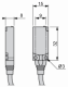 Induktīvais sensors, PNP,NO, kabelis 5m alt_view_4