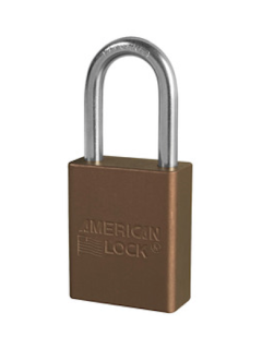 A1106MKBRN | Anodized Aluminium Padlocks - Master Keyed (Master Key to order separately) - 5 Pin locking mechanism main