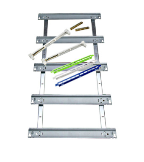 Sheet steel door with frame 5-rows