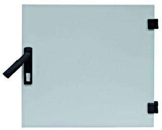 Door full metal f.DW-encl15U,W600,RAL7035,Halfcylinder ready, DWRT1566-- Schrack Technik