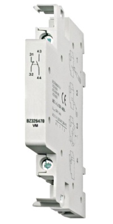 Auxiliary contact 1 NO + 1 NC, 3A for VM-types 0,5MW