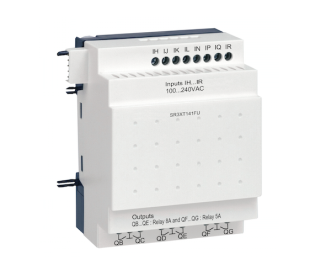 discrete IO extension module, Zelio Logic SR2 SR3, 14 IO, 100 to 240V AC main