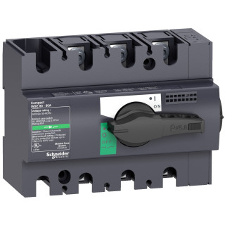 switch disconnector, Interpact INSE80, 80A, 3 poles main
