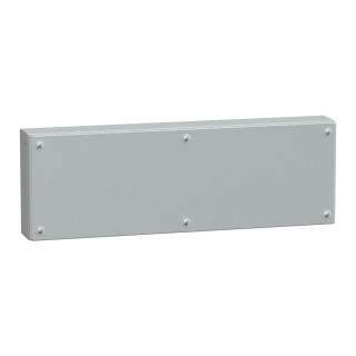 Metal industrial box plain door H200xW600xD80 IP66 IK10 RAL 7035 main