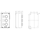 Enclosure for command devices, 22 mm, round, 3SU1803-0AD00-2AB1, Siemens alt_view_3