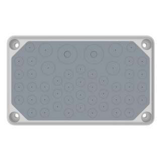 Cable entry gland plate, IP55, 44x3-14, 3x3-21, 2x3-30mm, IL958006A Schrack Technik