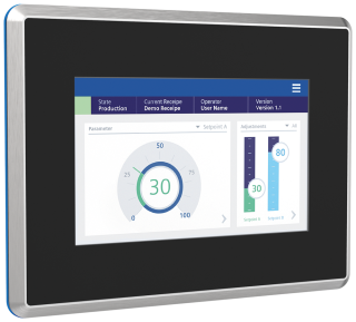 SIMATIC HMI MTP700 Unified Comfort Hygienic hygienic, neutral design IP69, FD..., 6AV2128-3GB70-0AX0, Siemens main