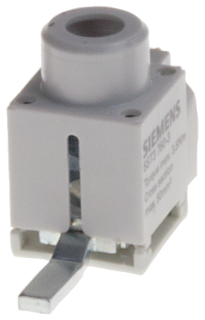 Terminal, cable entry in the center 690 V AC, 1000 V DC, 125 A IP20, 5ST3760-3, Siemens main