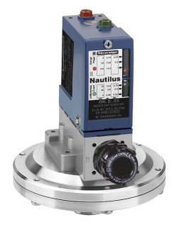 Pressure switch XMLB - 350 mbar - adjustable scale 2 thresholds - 1 C/O, XMLBL35R2S12EX