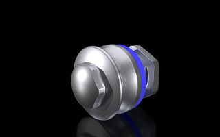 SZ Pressure compensation plug, stainless steel, 1.4305, 4000300 Rittal