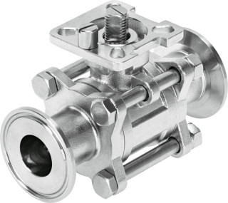 Ball valve  VZBD-2-S5-16-T-2-F0507-V14V14, 4802249 Festo main