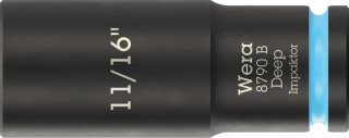 8790 B Impaktor Deep Socket with 3/8" drive, 11/16" x 63 mm, 05005571001 Wera main