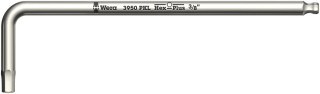 3950 PKL L-key, Imperial, stainless, 5/16" x 195 mm, 05022717001 Wera main