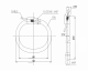 RCV-250-100 strāvas sensors, 100mV/kA, -50/60Hz, kabelis 2m, diametrs 68mm alt_view_2