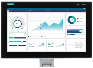 SIMATIC HMI MTP1900 Unified Comfort PRO Prepared for pedestal and extension c..., 6AV2128-3UB27-1BX0, Siemens main