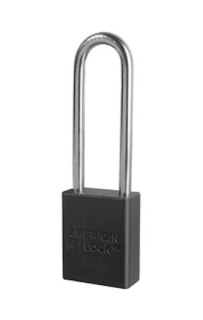 A1167KABLK | Anodized Aluminium Padlocks - Keyed Alike - 6 Pin locking mechanism main