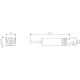 Rear connection stud flat, long, 1 unit, accessory for: 3VA2 100/160/250, 3VA9201-0QE20, Siemens alt_view_2