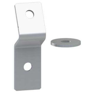 Set of 2 brackets for earthing collector bar for PanelSeT WM enclosures. main