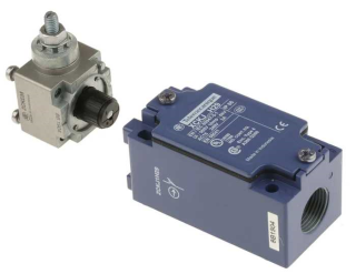 Limit switch, XCKJ, thermoplastic plastic roller lever var. length, 1NC+1 NO, snap, M20, XCKJ10541H29 main