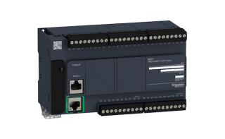 logic controller, Modicon M221, 40 IO, transistor, PNP, Ethernet main