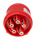 Kontaktdakša 3P+N+E, 6h, 415V, 32A, IP44, YY714532 Schrack Technik alt_view_3