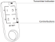 RF KEY/B, pults, 4pogas, 3V baterija alt_view_4