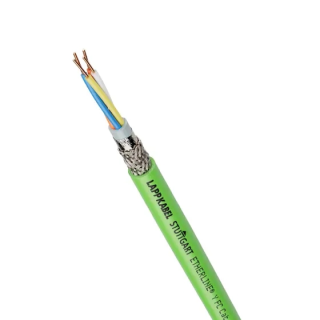 Kabelis ETHERLINE® Cat.5; 2x2x22AWG; 5; wire; Cu; PVC; green; 6.8mm main