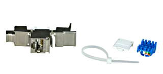 TOOLLESS LINE Jack RJ45 shielded, Cat.6 (SFB) HSEMRJ6GBS Schrack Technik