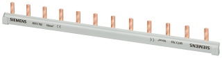 Pin busbar, 1-phase 10 mm2, 56 pins, Insulation gray can be cut, without end ..., 5ST3764, Siemens main