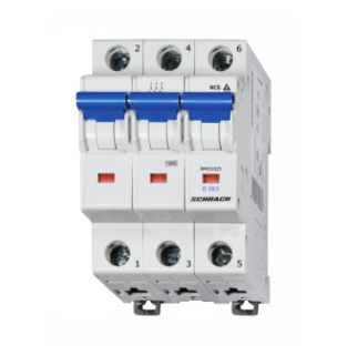 Автоматический выключатель (MCB) D, 25А, 3-полюсный, 10кА, Schrack Teknik, BM019325-- main