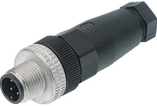 Konektors, 4 PIN, paps taisnais, 4A, 250V, 4…6mm, M12, IP67, ELST4012PG7 Hirschmann main