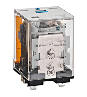 Power Relay, 3 CO, 16A, 24VDC main