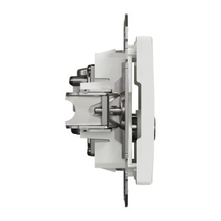 TV/R socket, Sedna Design & Elements, male IEC, female IEC, intermediate, 10dB, PRO, white main