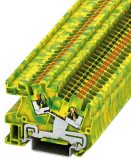 Заземляющая клемма PTI 2,5-PE, 2,5mm2, 24A, желто-зеленый, 3213962 Phoenix Contact main