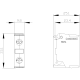 Support terminal, black, screw terminal, for floor mounting, 3SU1400-2DA10-1AA0, Siemens alt_view_3