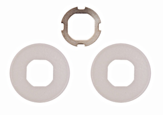 Lock adapter Modul in RAL7035 for EMKA 1000 quater turns
