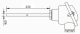 Temperatūras sensors ar galvu, PT100, 6 x 230mm, DIN B, -50….500°C, ET501 Evikon, EV-01221 Evicon alt_view_5