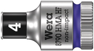 8790 HMA HF Zyklop socket with 1/4" drive with holding function, 4 x 23 mm, 05003717001 Wera main