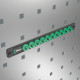 9601 Magnetic socket rail, 3/8", empty, 30 x 340 mm, 05136421001 Wera alt_view_2