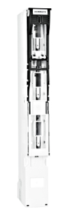HRC-in-line-fuse ARROW-LINE size 00, 3-pole, f. 100mm busbar, ISA05261-- Schrack Technik