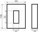 Strāvmainis atverams, 30x20mm, 100/5A, MG967100 Schrack Technik alt_view_2