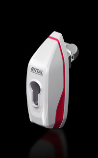AX Mini-comfort handle, for AX and KX with cam, for lock inserts/semi-cylinders, 2537100 Rittal