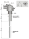 Termopāris ar galvu K tipa, 15 x 500mm, DIN B, 0….1250°C, 2000.00.009 Pixsys alt_view_3