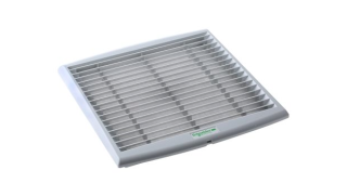 Ventilācijas reste plastmasas izgriezums 223x223mm ārējais dim 268x248x18mm IP54, NSYCAG223LPF Schneider Electric main