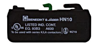 Auxiliary contact front 1NO, 3A for LA2, LA3004-LA3115, LA4